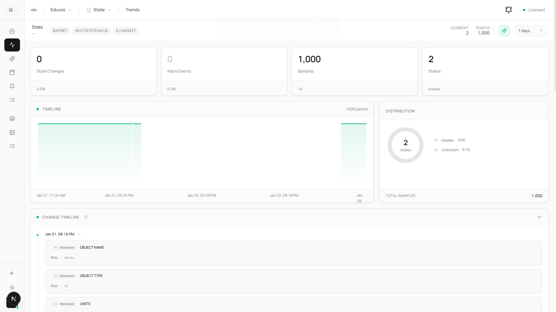 NovaCore multi-protocol device configuration panel
